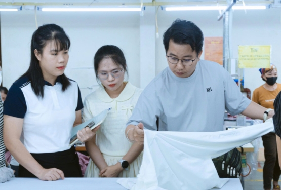 Chi nhánh May TDT Đại Từ đón và làm việc với Tập đoàn Moret