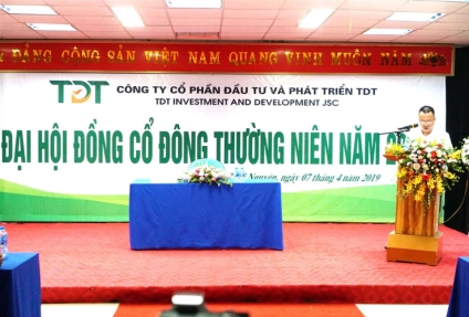 TDT TỔ CHỨC THÀNH CÔNG ĐẠI HỘI ĐỒNG CỔ ĐÔNG THƯỜNG NIÊN NĂM 2019